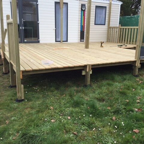 Terrasse mobil-home sur mesure
