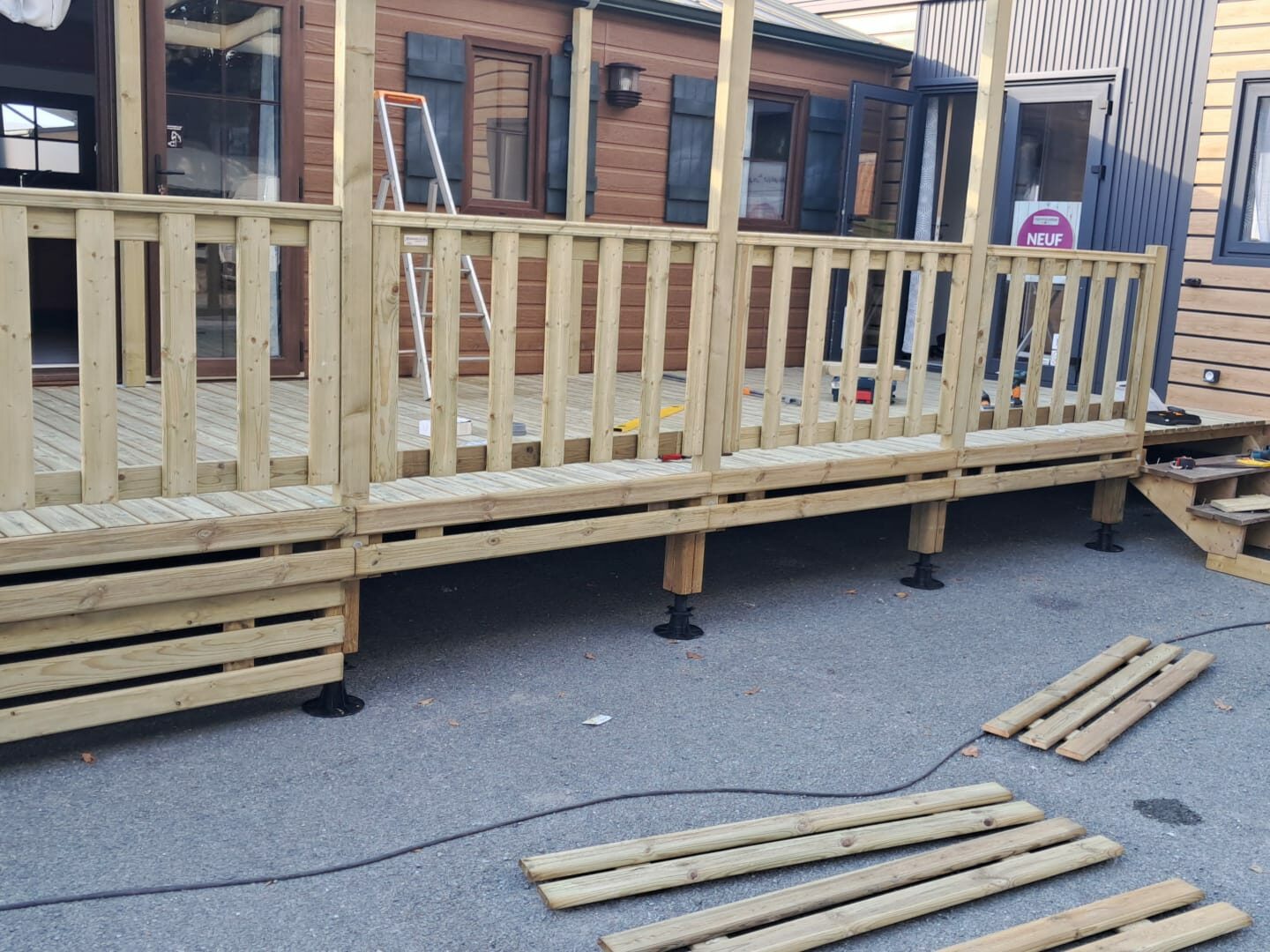 montage terrasse pour Salon professionnel