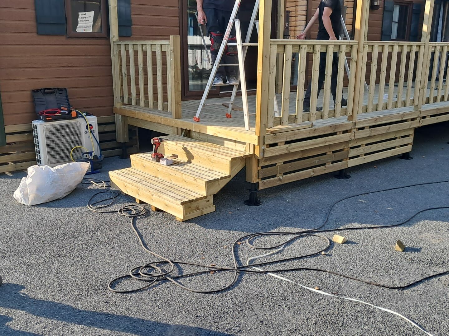 montage terrasse pour Salon professionnel